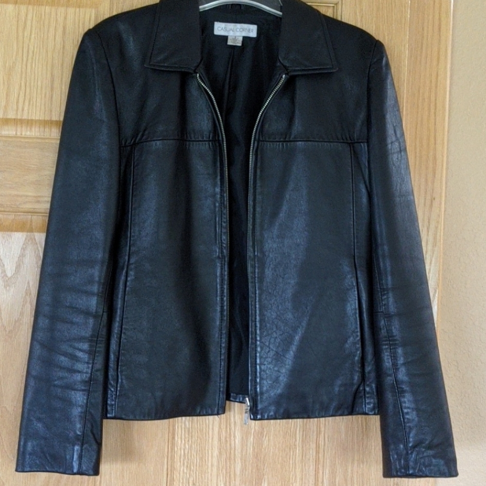 Leather jacket